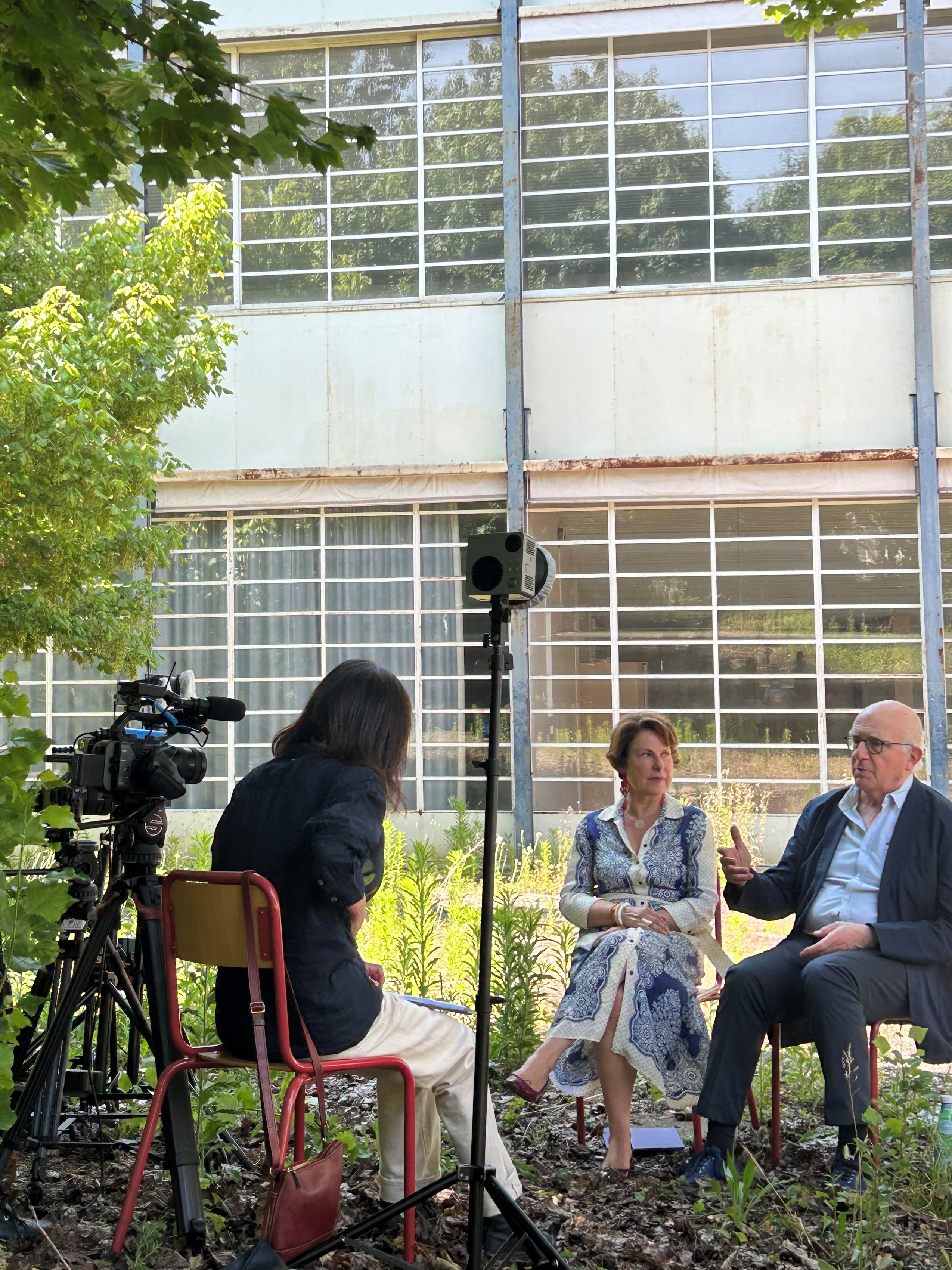 Photo du tournage de la chaîne NHK