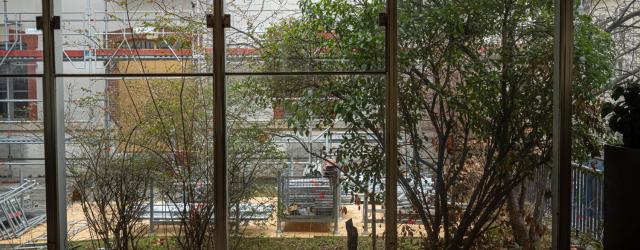 Vue de la cour de la caserne Lourcine
